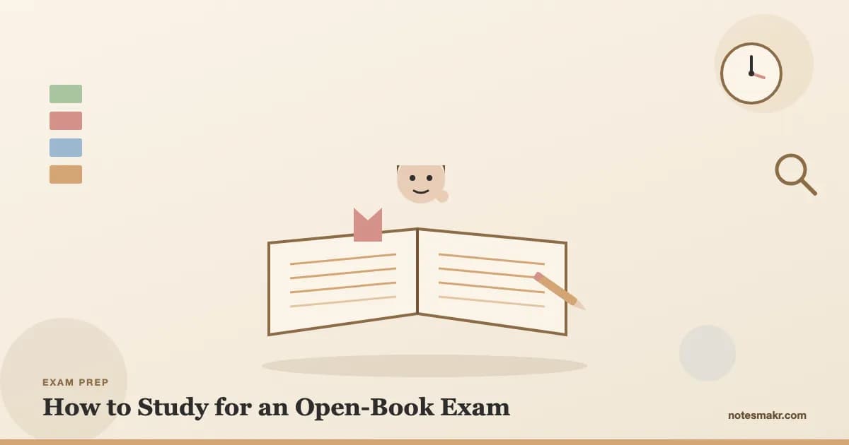 How to Study for an Open-Book Exam: The 2026 Strategy Guide